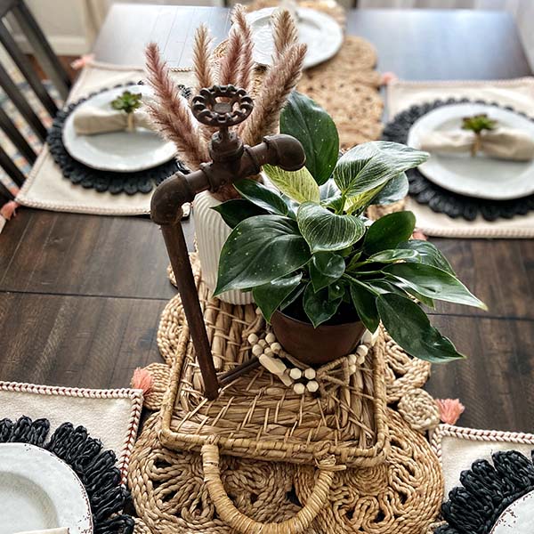 Decorative Water Spout and Pail Planter