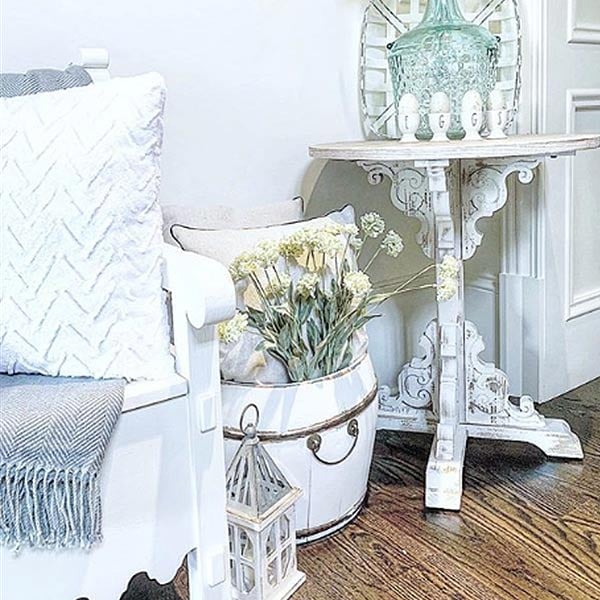 Round Wooden Corbel Table