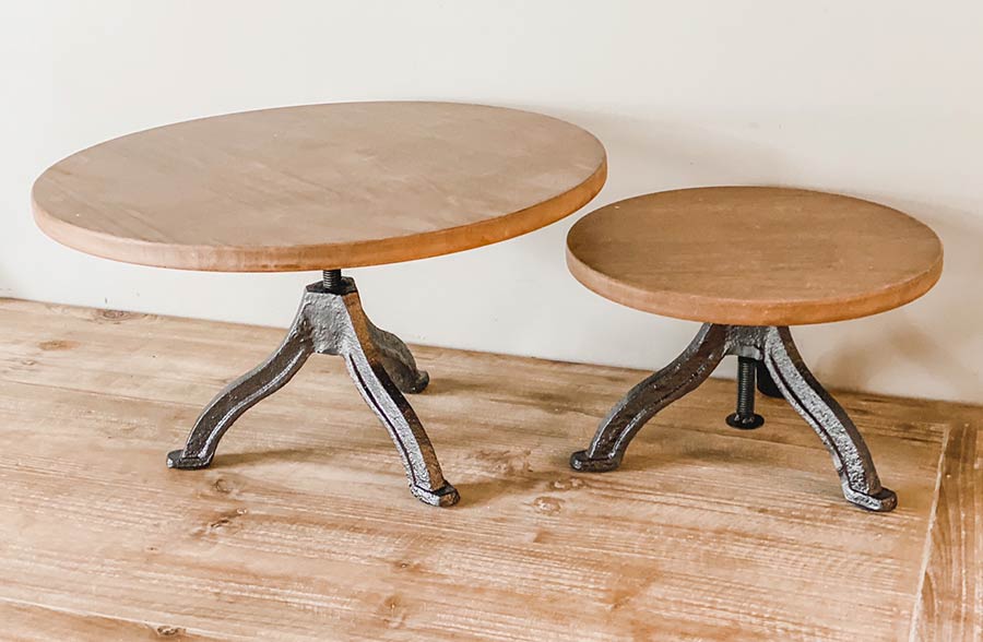 LARGE Adjustable Pedestal Risers, Set of 2