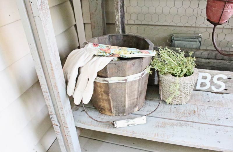 Rustic Wooden Pail