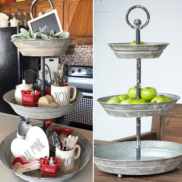 *HUUUGE* Three Tiered Metal Display Tray