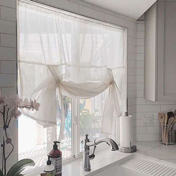 Tie-Up Window Shade Designed by Miss Mustard Seed