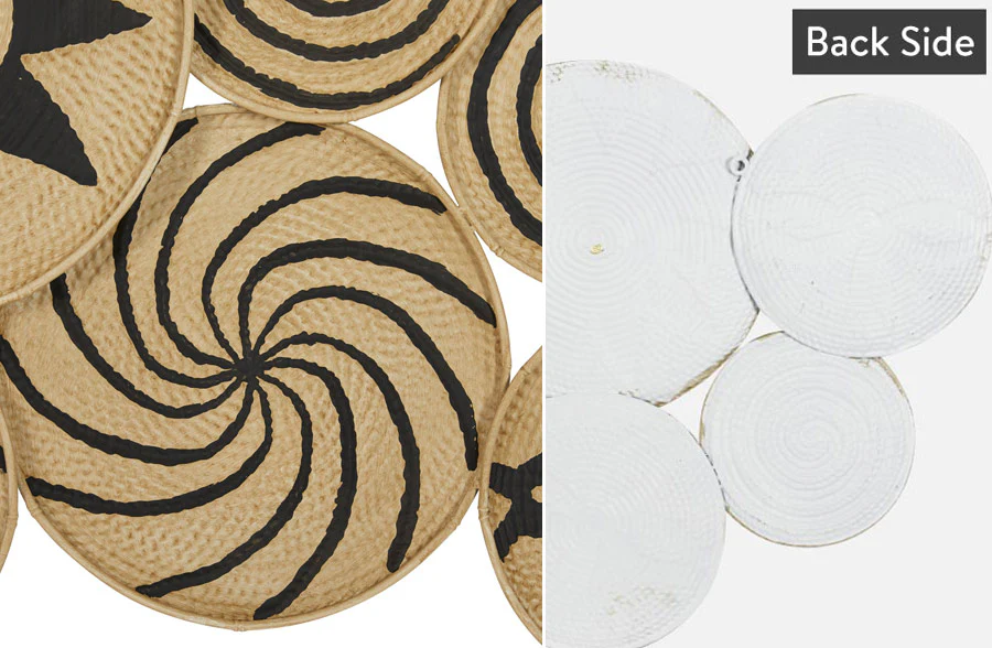 HUGE Basket Inspired Metal Wall Art