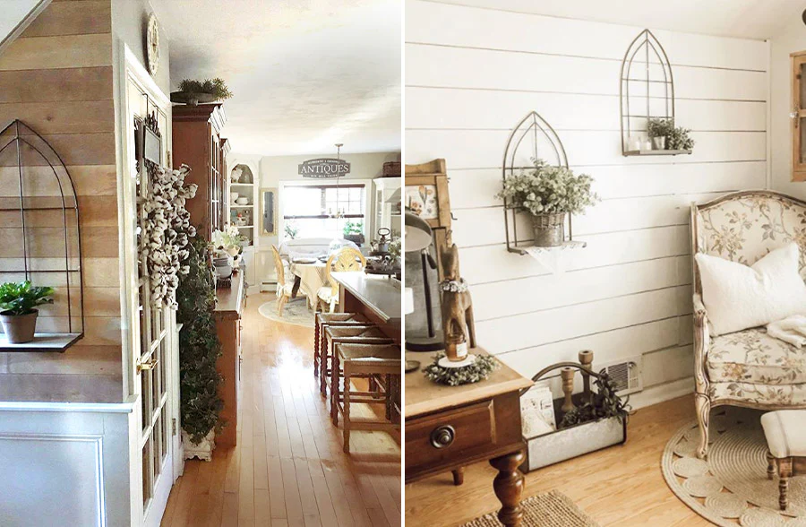 *HUGE* Cathedral Window Frame Shelf
