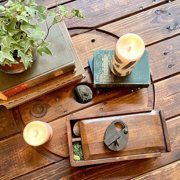 FOUND Assorted Wooden Spice Box