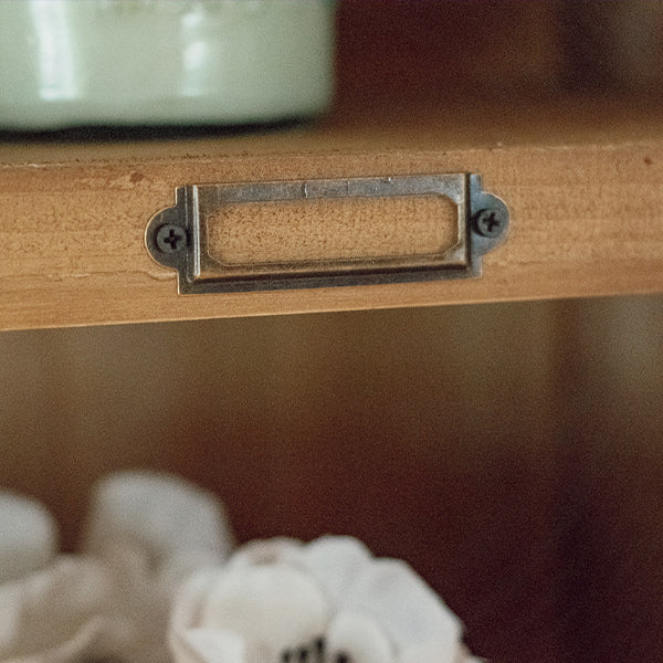 Wooden Baker's Display Wall Cabinet