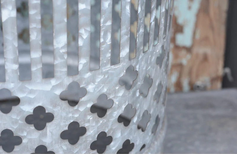 Lace Cut Out Accent Table