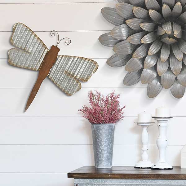 Metal Dragonfly Wall Art