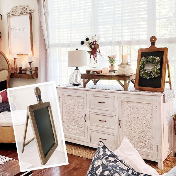 MASSIVE Standing Paddle Handle Chalkboard