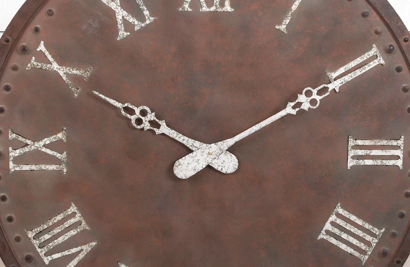 *HUGE* Iron Station Wall Clock