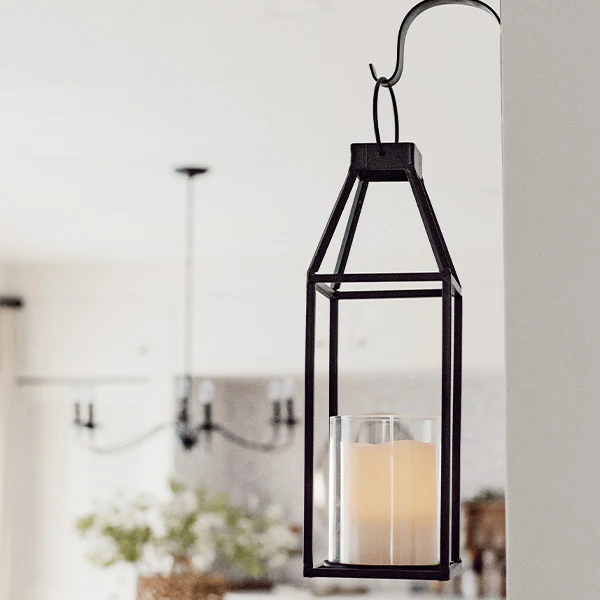 Modern Farmhouse Removable Lantern Sconce, Set of 2