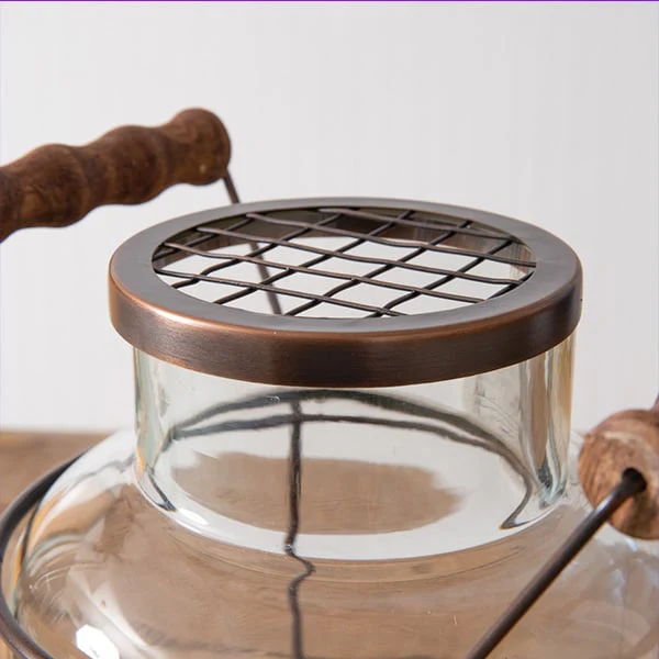 HUGE Milk Can Flower Frog Vase