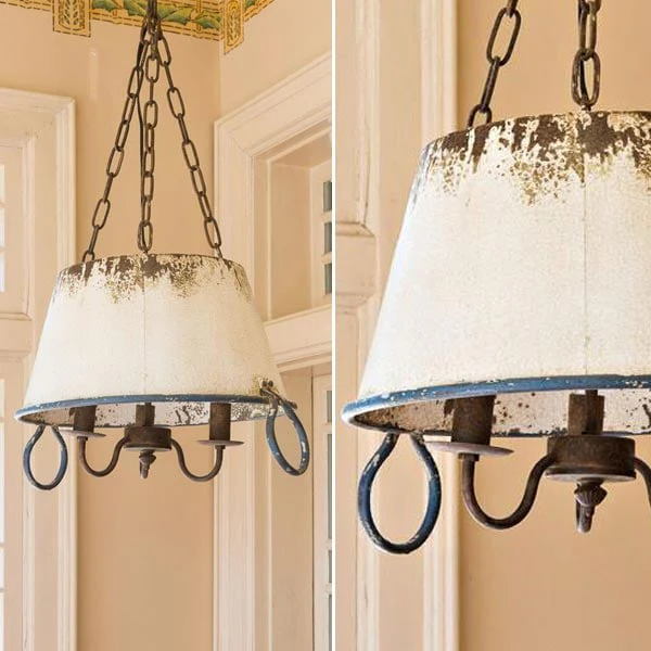 Metal Pot Farmhouse Pendant Light