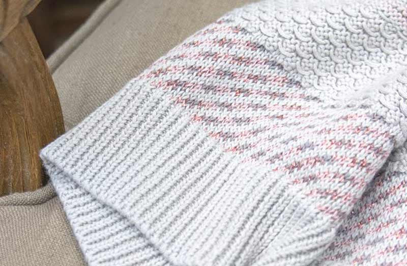 Copper Knit Throw Blanket