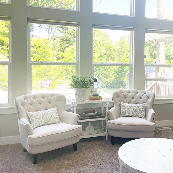 Three Tier Whitewashed Spindle Side Table