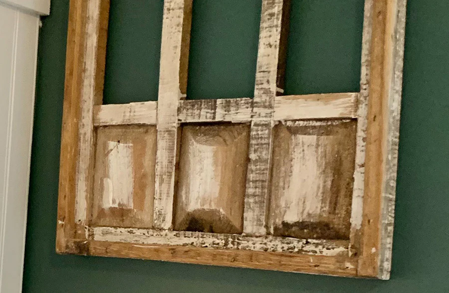 Distressed Wood Cathedral Wall Arch