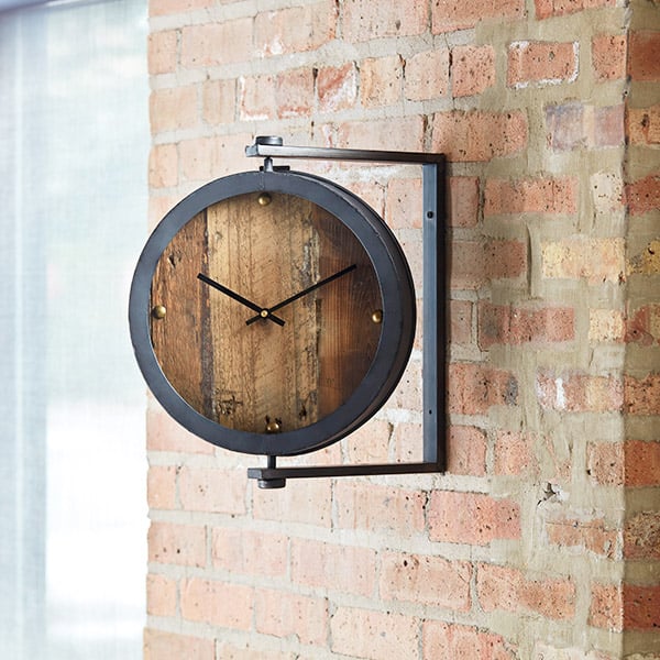 Reclaimed Wood Wall Clock