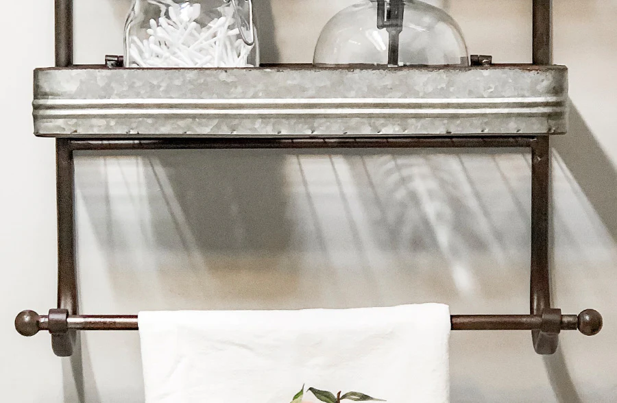 Double Cookhouse Towel Rack