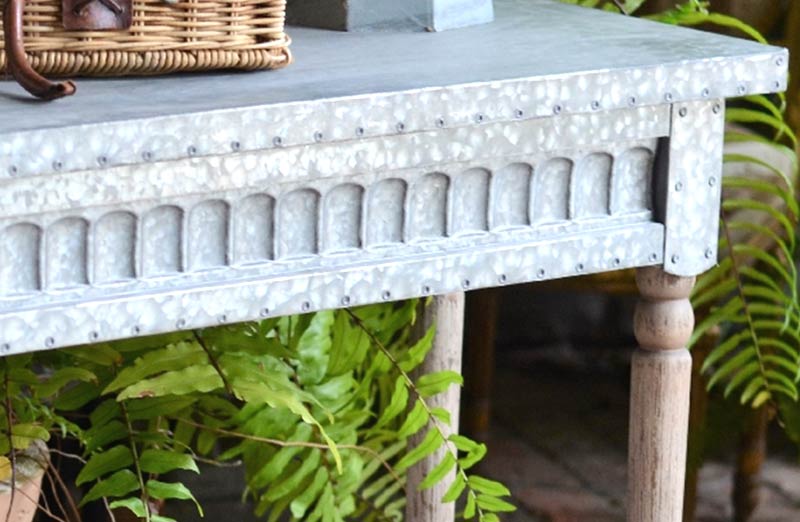 Fluted Console Table