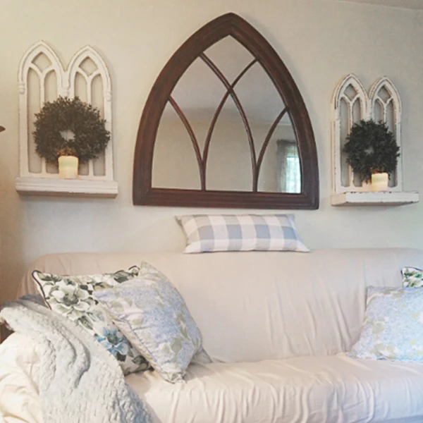 Double Cathedral Window Shelf