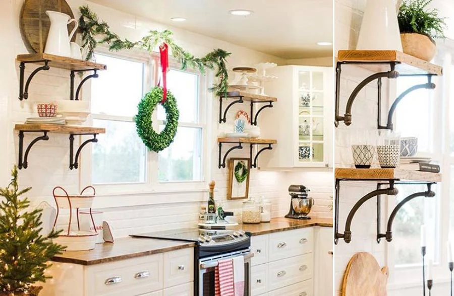 Cast Iron Shelf Brackets  Set of 2