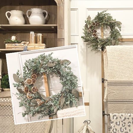 Premium Dried Fruit and Eucalyptus Wreath