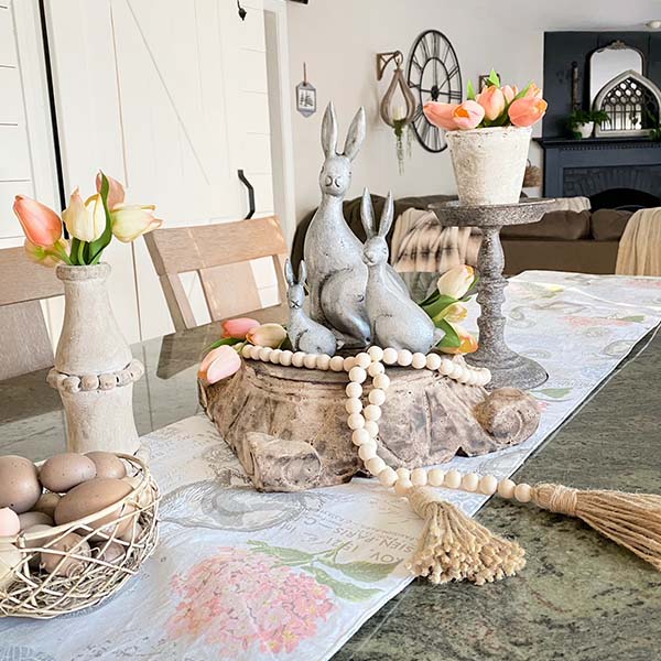 Tabletop Bunny Figurines, Set of 3