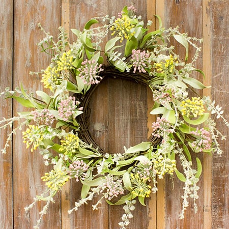 Field of Flowers Wreath