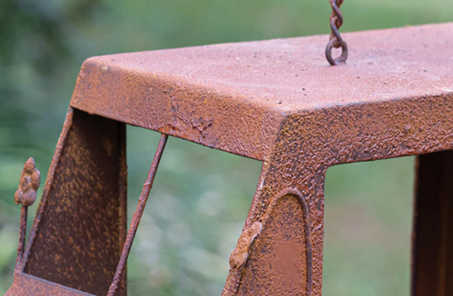 Rusty Ice Cream Truck Bird Feeder