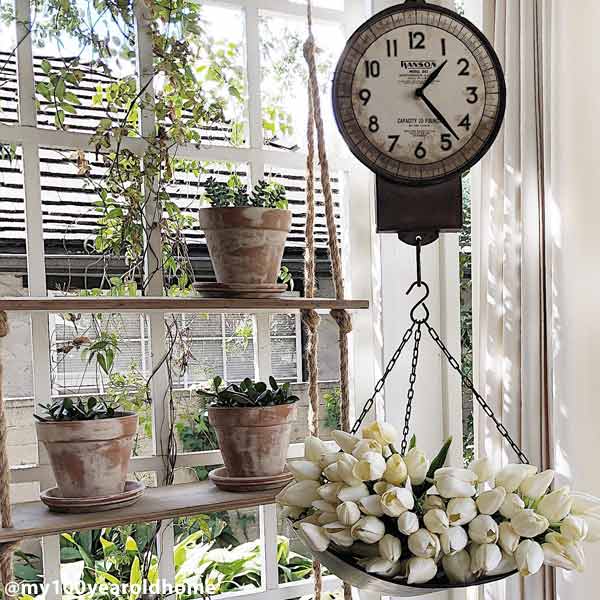 Hanging Produce Scale Clock