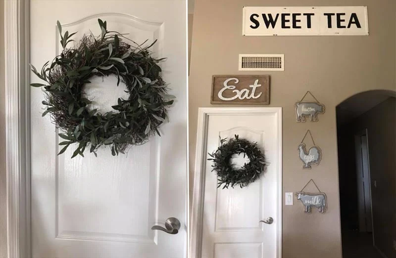 Gathered Olive and Twig Wreath
