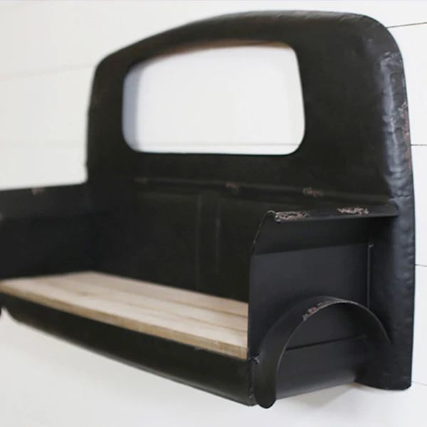 Metal Truck Bed Wall Shelf