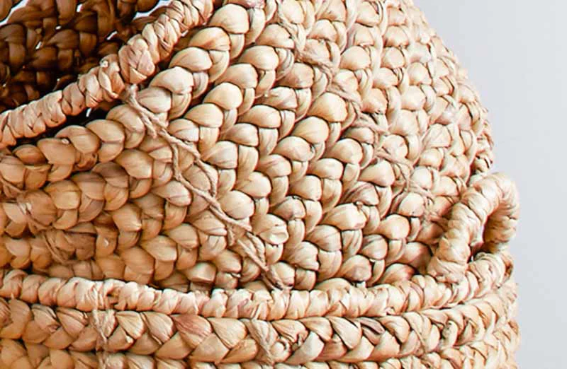 Water Hyacinth Baskets  Set of 4