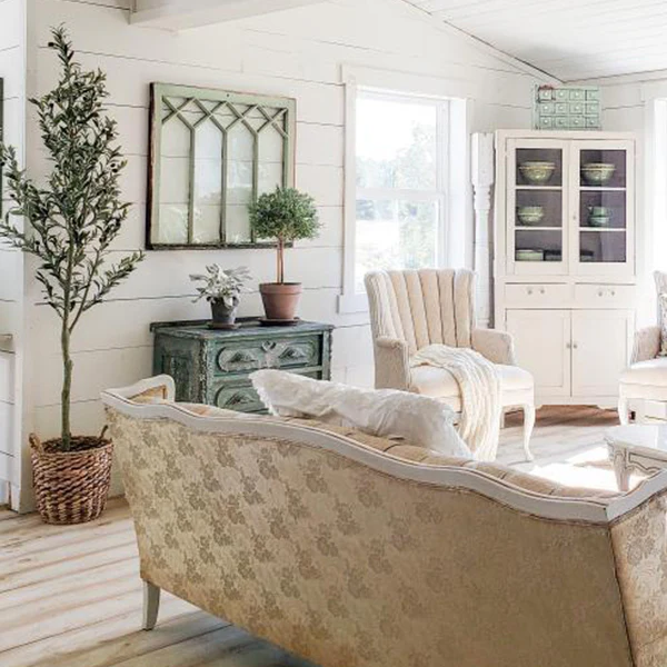 82 Inch Tall Potted Faux Olive Tree