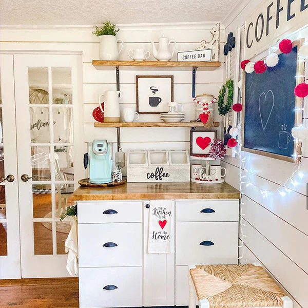 Distressed Wooden Cubby Organizer