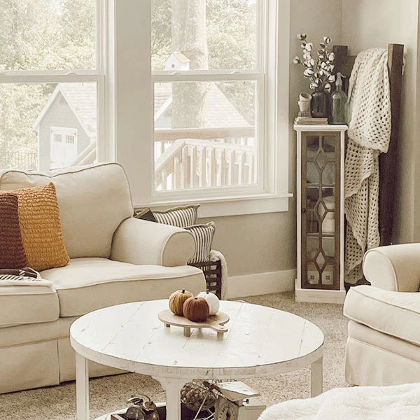 Wooden Storage Column Cabinet