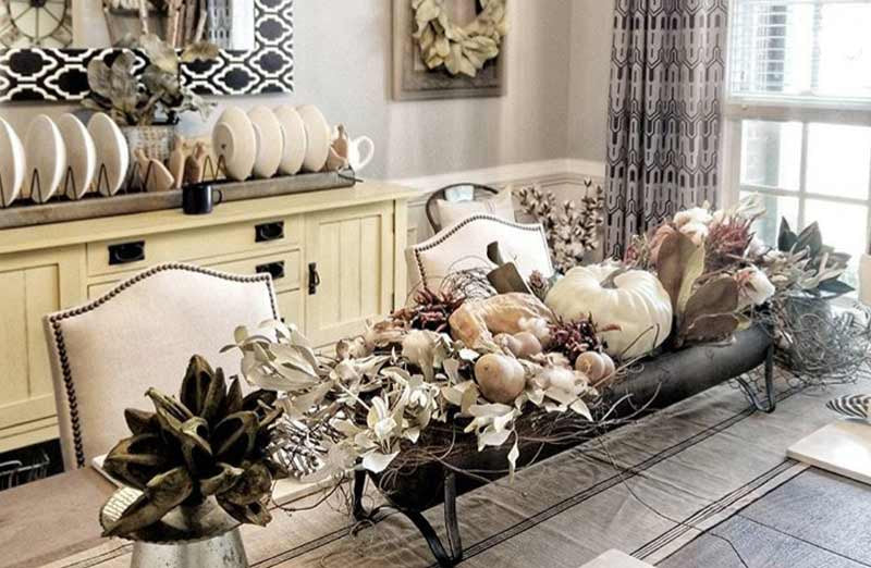 Huge Trough Feeder Centerpiece