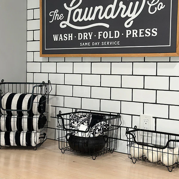 Stackable Storage Bins, Set of 3