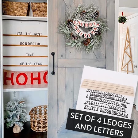 Statement Shelf Letter Ledge