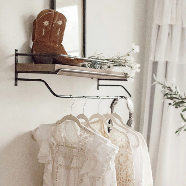 Modern Farmhouse Wooden Cookhouse Towel Rack