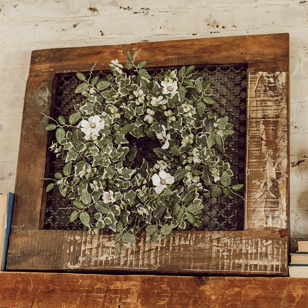 FOUND Antique Wooden Window with Screen