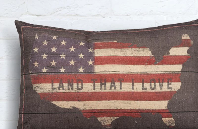 Land That I Love Double Sided Pillow