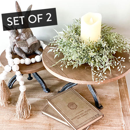 LARGE Adjustable Pedestal Risers, Set of 2