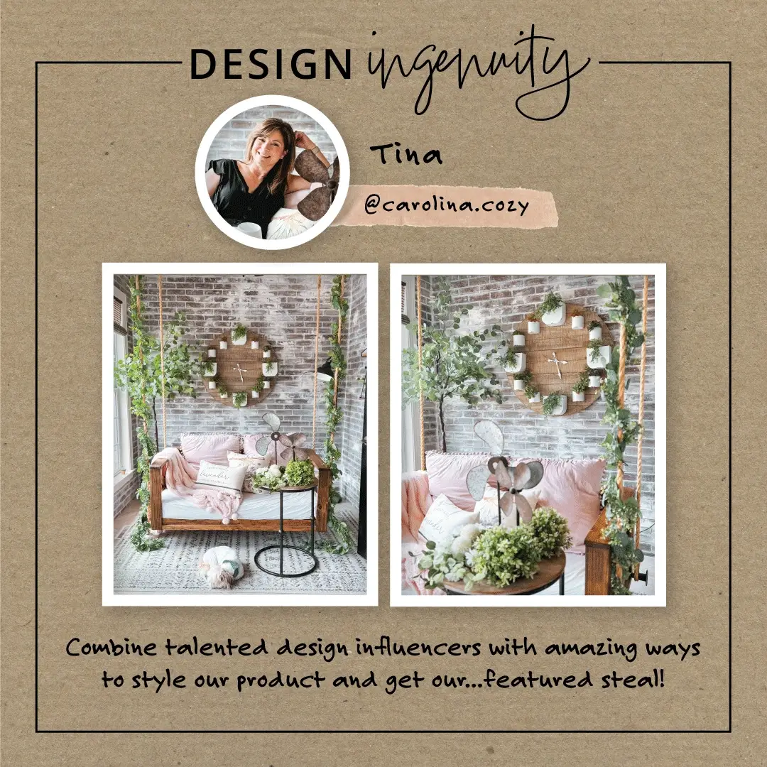 Shiplap Clock with Aged Enamel Planters