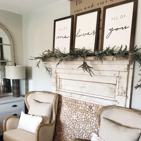 All of Me Loves All of You Framed Wall Art Set