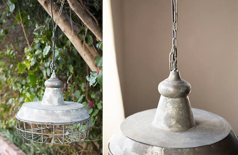 Industrial Caged Pendant Lamp