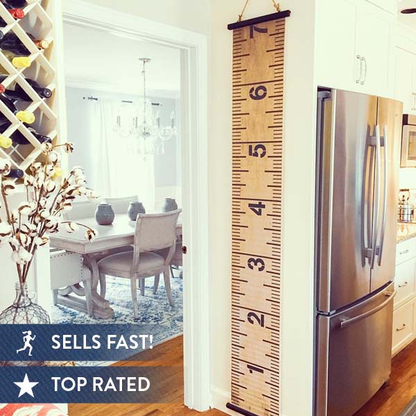 HUGE Schoolhouse Growth Ruler