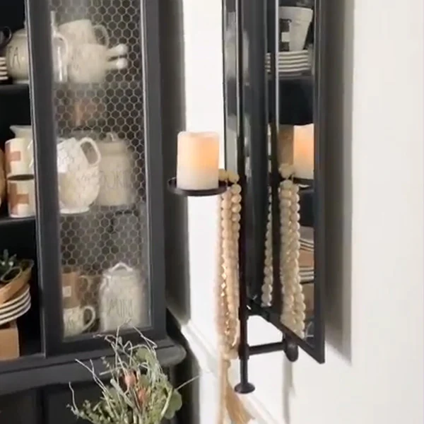 Industrial Wall Sconce Mirror