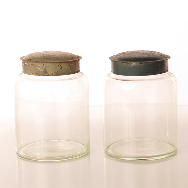 Antique Pharmacy Jars, Set of 4