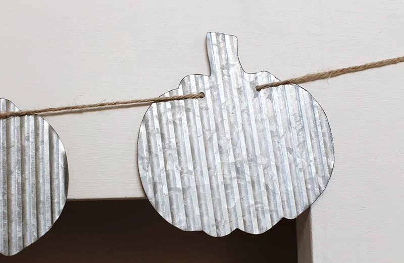 Happy Fall Tin Garland